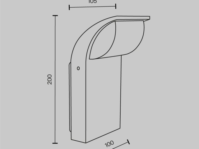 Настенный светильник (бра) Outdoor O446WL-L7GF3K фото:21