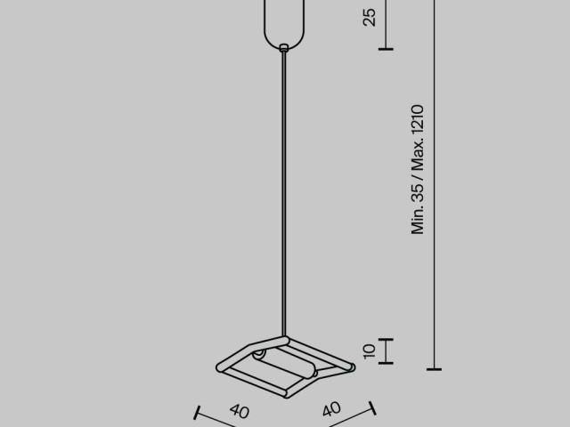 Комплектующие для текстильной подвесной системы Technical TRA130SW-B фото:1