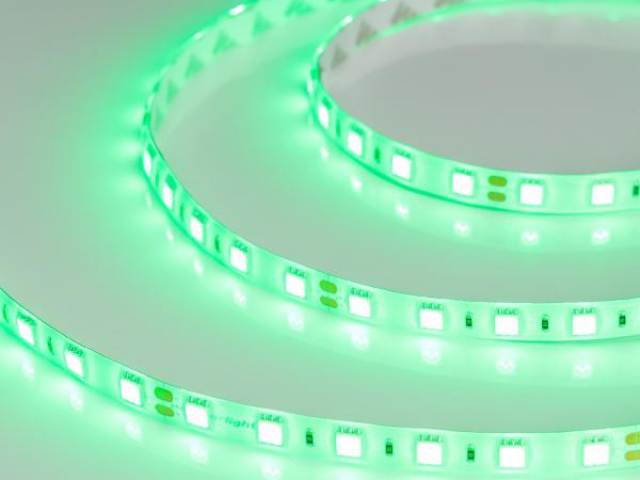 Лента RTW 2-5000SE 24V Green 2x (5060, 300 LED, LUX) (Arlight, 14.4 Вт/м, IP65) фото:4
