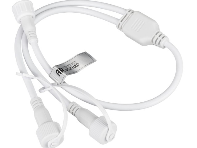 Коннектор питания ARD-CLASSIC-SYNC-RGB White (230V, 2 ports) (Ardecoled, Закрытый) фото:1