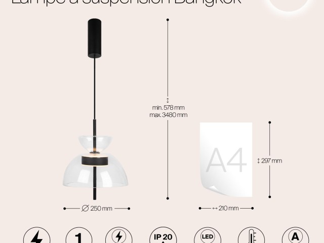 Подвесной светильник Maytoni MOD185PL-L6B3K2 фото:10