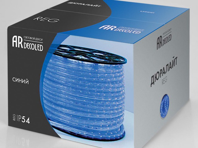 Дюралайт ARD-REG-STD Blue (220V, 36 LED/m, 100m) (Ardecoled, Закрытый) фото:2