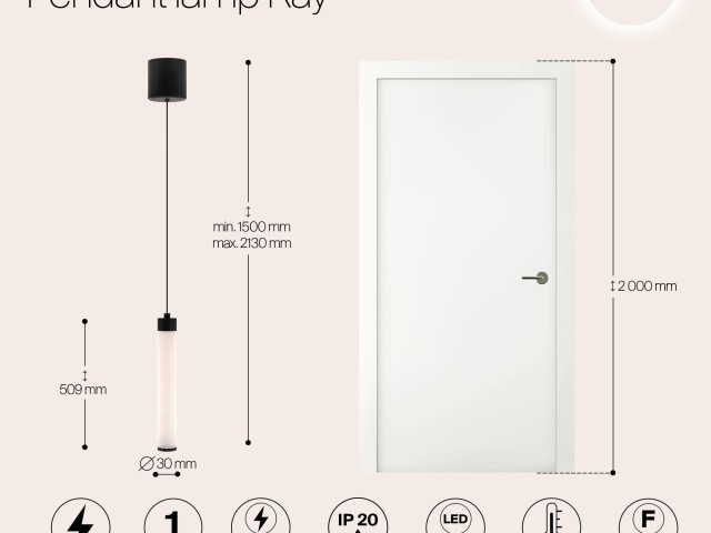 Подвесной светильник Technical P022PL-L10B фото:22