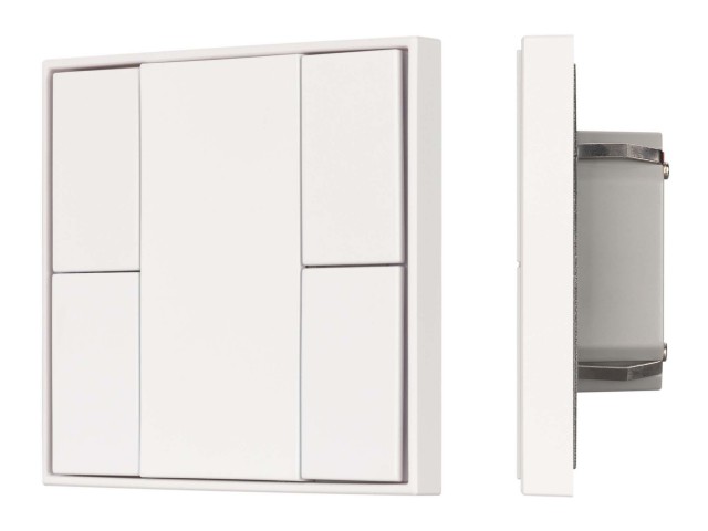 INTELLIGENT ARLIGHT Кнопочная панель KNX-301-22-4-SH-IN White (BUS, Frame) (IARL, IP20 Пластик, 3 года) фото:2