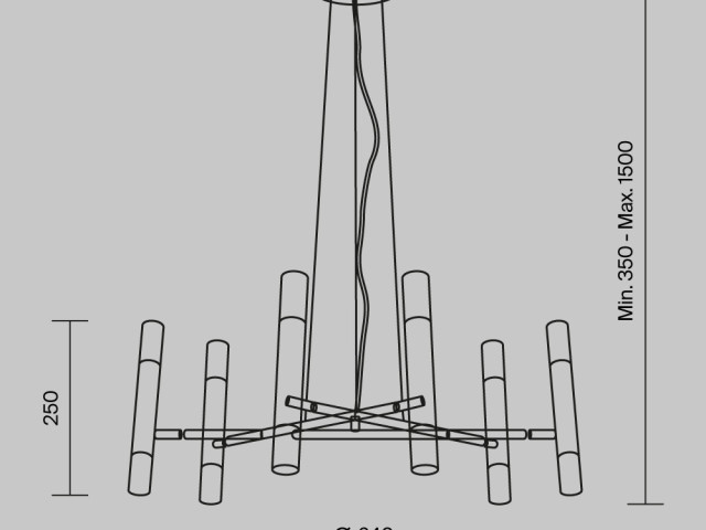 Подвесной светильник Maytoni MOD031PL-12B фото:14