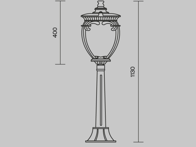 Ландшафтный светильник Outdoor O414FL-01BZ1 фото:4