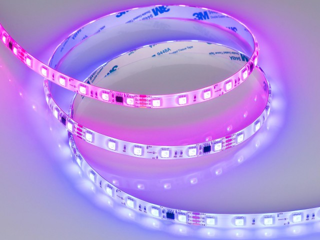 Лента герметичная SPI-SE-B60-10mm 24V RGB-PX6-BPT (12 W/m, IP65, 5060, 5m) (Arlight, бегущий огонь) фото:5