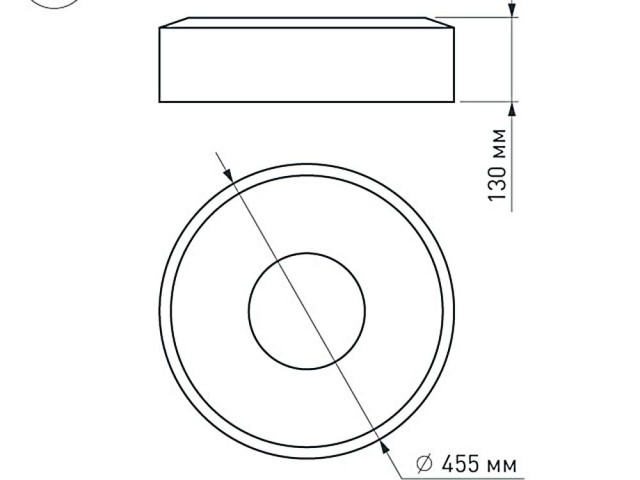 Светильник SP-TOR-RING-SURFACE-R460-33W Day4000 (WH, 120 deg) (Arlight, IP20 Металл, 3 года) фото:17