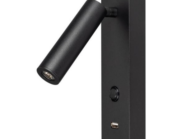 Светильник SP-BED-CHARGE-S60x125-3W Warm3000 (BK, 20 deg, 230V) (Arlight, IP20 Металл, 3 года) фото:2