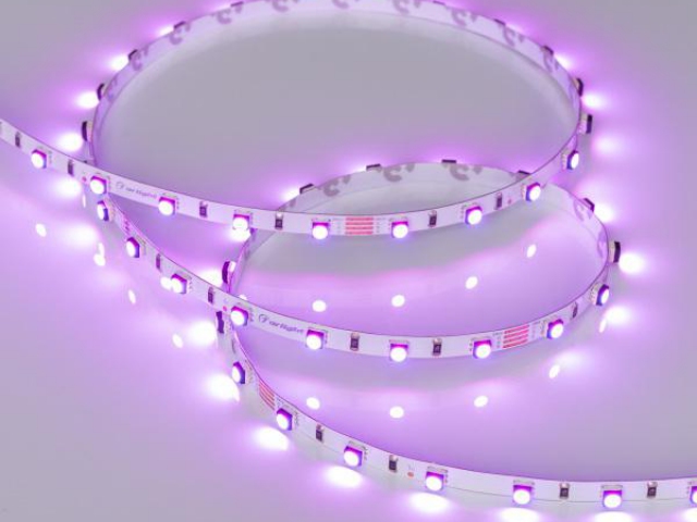 Лента MINI-F60-5mm 24V RGB (6 W/m, IP20, 3535, 5m) (Arlight, узкая) фото:4