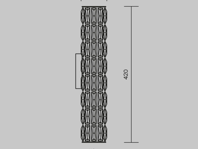 Настенный светильник (бра) Maytoni DIA008WL-02CH фото:2