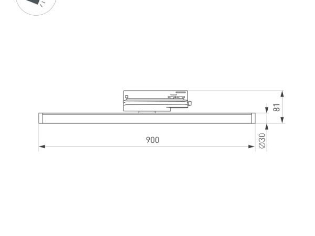 Светильник LGD-TUBE-TURN-4TR-L900-30W Warm3000 (BK, 180 deg, 230V) (Arlight, IP20 Металл, 3 года) фото:10