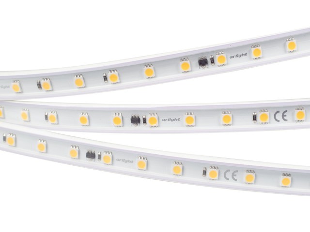 Лента ARL-50000PV-230V Cool 10K (5060, 54 LED/m, WP2) (Arlight, 8 Вт/м, IP65) фото:3
