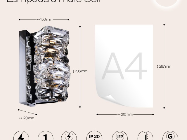 Настенный светильник (бра) Maytoni MOD124WL-L6CH3K фото:5