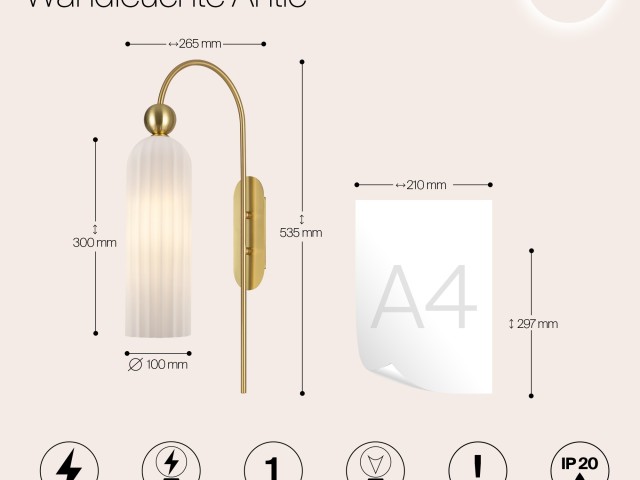 Настенный светильник (бра) Maytoni MOD302WL-01GR фото:13