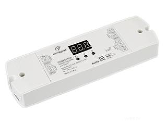 Конвертер SMART-K38-DMX (12-24V, SPI, 2.4G) (Arlight, IP20 Пластик, 5 лет) фото:3