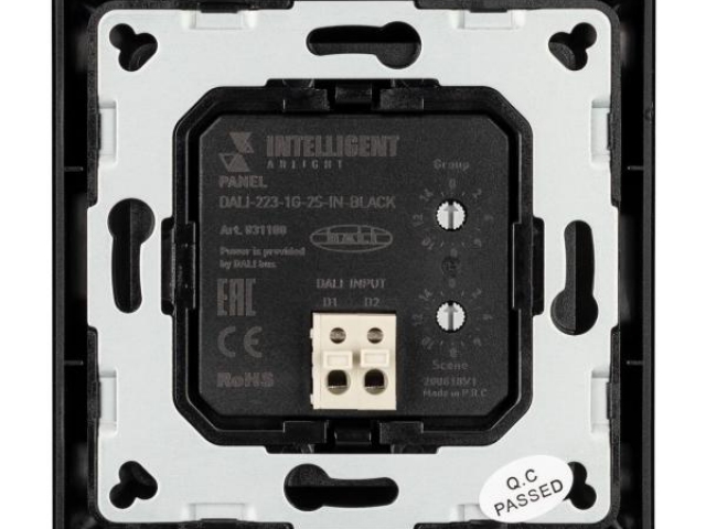 INTELLIGENT ARLIGHT Панель DALI-223-1G-2S-IN-BLACK (BUS) (IARL, -) фото:6