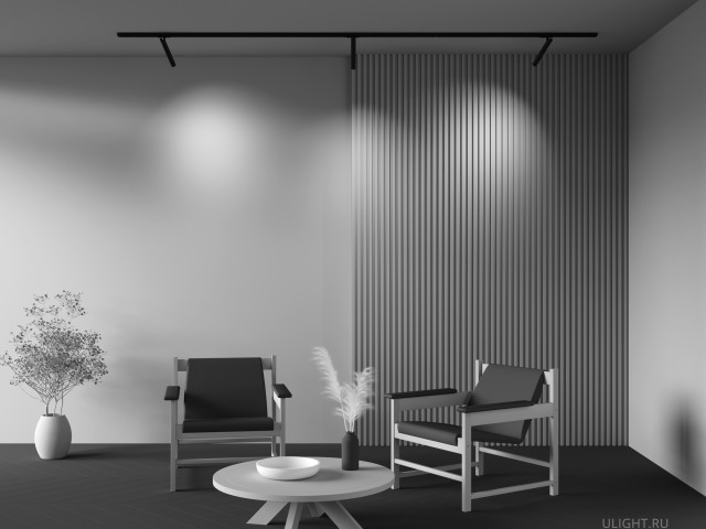 Трековый светильник Technical TR141-1-6W3K-M-B фото:1