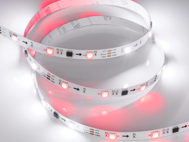 Лента SPI-B30-10mm 12V RGB-PX3 (7.2W/m, IP20, 5060, 5m) (Arlight, бегущий огонь) фото:5