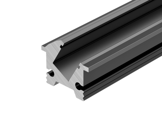 Профиль SL-BEVEL-H12-F13-2000 ANOD BLACK (Arlight, Алюминий) фото:3