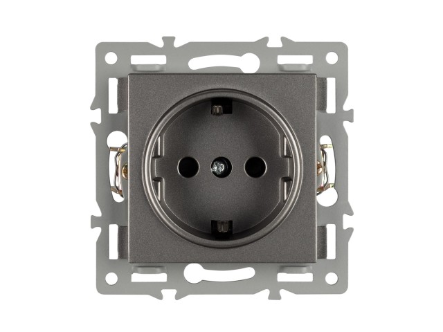 Механизм электрической розетки SCT-MEU1-PL-GR (250V, 16A) (Arlight, -) фото:4