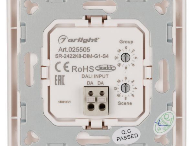 INTELLIGENT ARLIGHT Панель DALI-223-1G-4S-IN (BUS) (IARL, -) фото:1