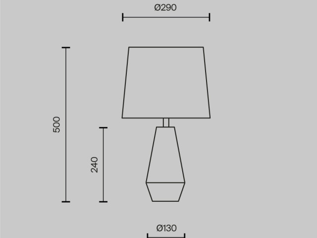 Настольный светильник Maytoni Z181-TL-01-B фото:1