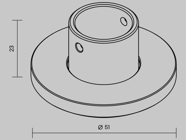 Комплектующие для накладной трековой системы Technical TRA184BC-R-11B фото:1