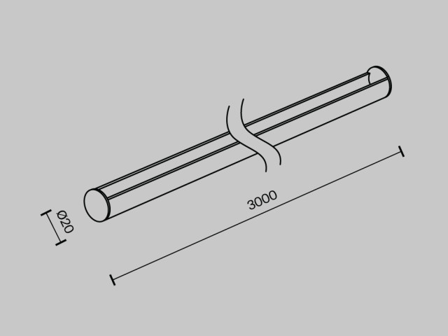 Комплектующие для текстильной подвесной системы Technical TRA130SR-3B фото:1