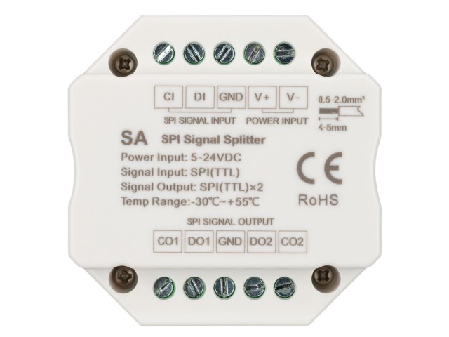 Усилитель SMART-SPI (12-24V, 2 output) (Arlight, IP20 Пластик, 5 лет) фото:7