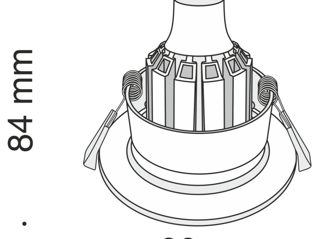 Встраиваемый светильник Technical DL041-01W фото:3