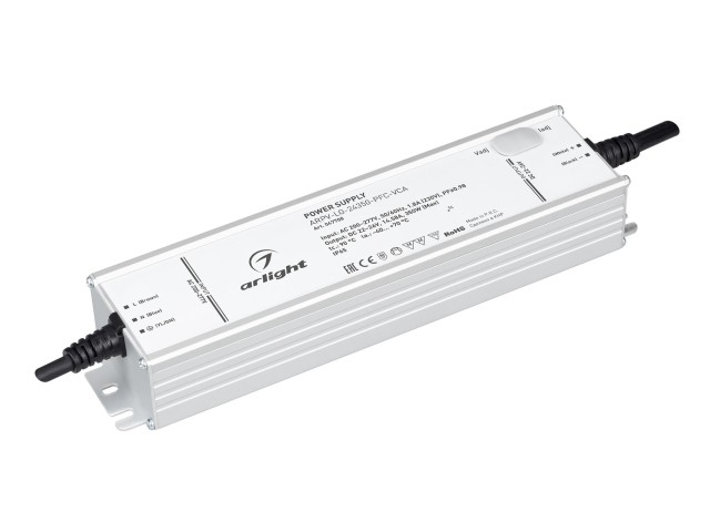 Блок питания ARPV-LG-24350-PFC-VCA (22-26V, 14.58A, 350W) (Arlight, IP65 Металл, 5 лет) фото:1