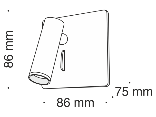 Настенный светильник (бра) Technical C040WL-L3B3K фото:13