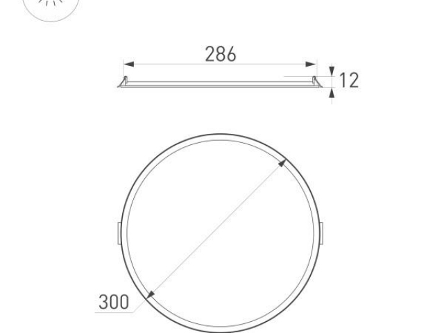 Светильник DL-EDGE-R300-24W Warm3000 (WH, 115 deg, 230V) (Arlight, IP40 Металл, 3 года) фото:5