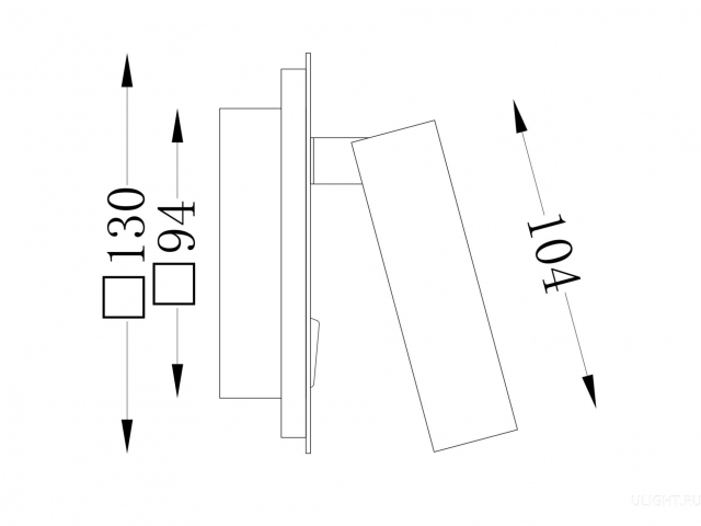 Настенный светильник (бра) Technical C175-WL-01-6W-MG фото:7