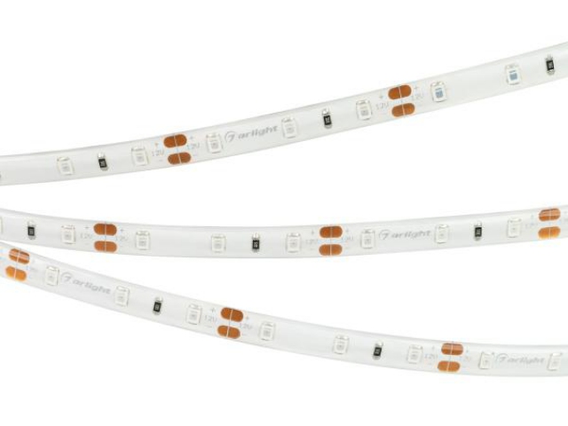 Лента герметичная RTW-SE-A60-8mm 12V Yellow (4.8 W/m, IP65, 2835, 5m) (Arlight, -) фото:6