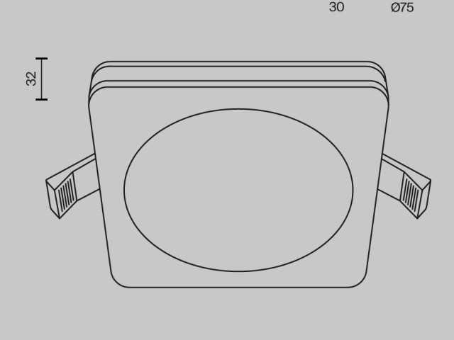 Встраиваемый светильник Technical DL303-L12W фото:1