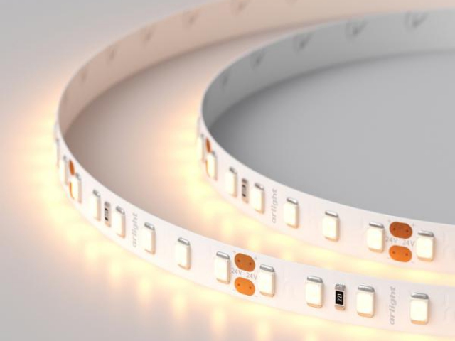 Лента RT 2-5000 24V Warm2400 2x (2835, 600 LED, PRO) (Arlight, 14.4 Вт/м, IP20) фото:1