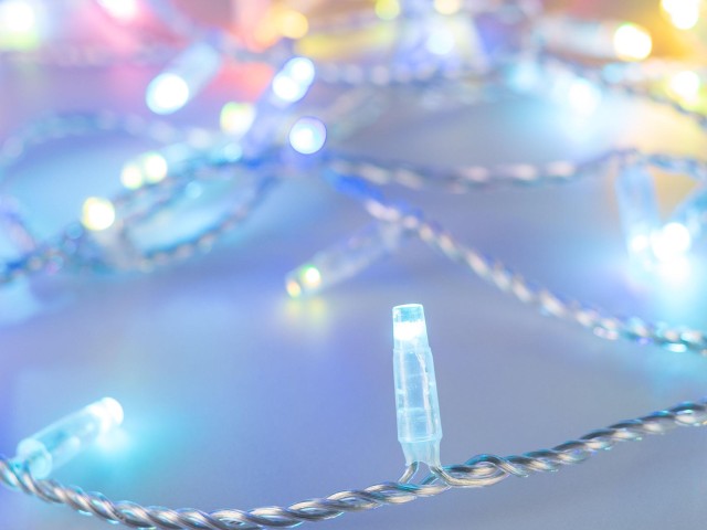 Светодиодная гирлянда ARD-STRING-CLASSIC-10000-CLEAR-95LED-LIVE RGBW-DMX (24V, 10W) (Ardecoled, IP65) фото:1
