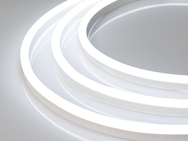 Образец Гибкий неон ARL-NEON-1608-SIDE 24V White (Arlight, 6 Вт/м, IP65) фото:1