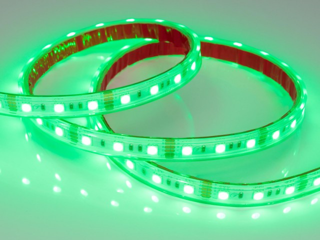Лента герметичная RTW-PS-B60-12mm 12V RGB (14.4 W/m, IP67, 5060, 5m) (Arlight, 14.4 Вт/м, IP67) фото:14