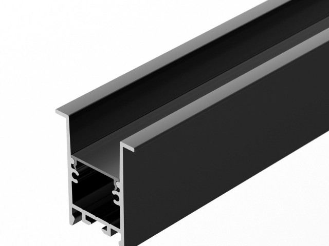 Профиль SL-COMFORT-3542-F-2000 ANOD BLACK (Arlight, Алюминий) фото:3