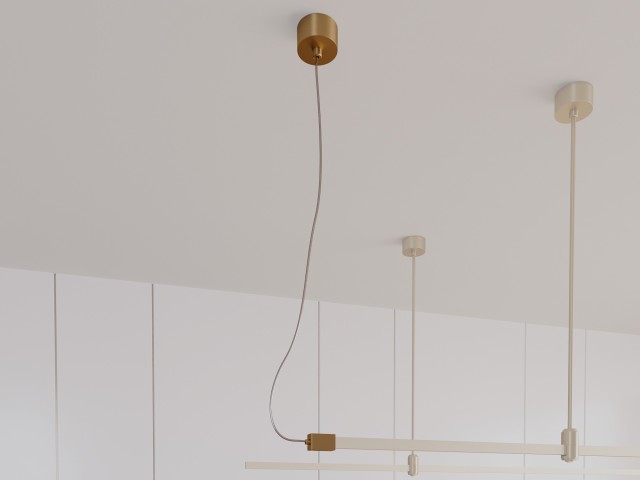 Потолочная чаша с питанием ART-APRIORI-CANOPY-SIDE-L5000-POWER (GD) (Arlight, IP20 Металл, 3 года) фото:1