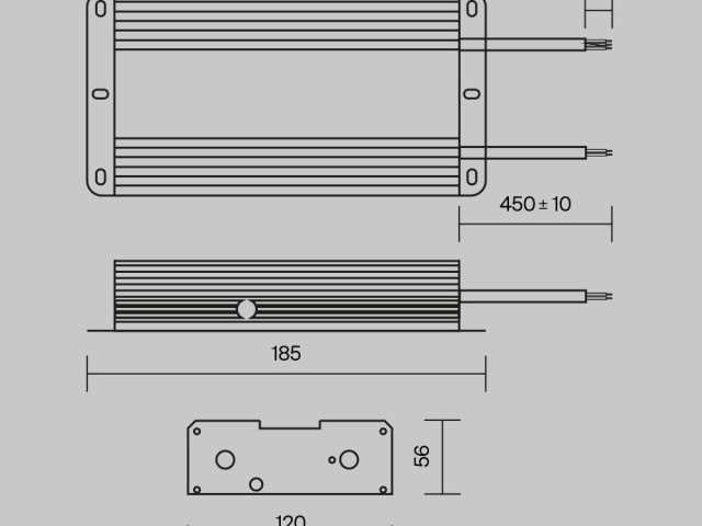 Блок питания Technical PSL008-480W-48V-IP67 фото:1