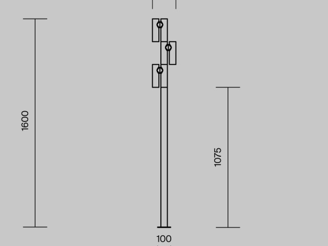 Садово-парковый светильник Outdoor O494FL-L30B3K фото:2