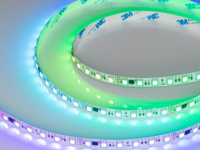 Лента DMX-B72-10mm 24V RGB-PX6 (16 W/m, IP20, 5060, 5m) (Arlight, -) фото:6
