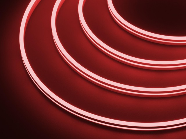 Лента герметичная MOONLIGHT-SIDE-A168-4x10mm 24V Red (7.2 W/m, IP65, 5m, wire x2) (Arlight, Вывод прямой, 3 года) фото:1