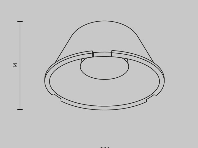 Комплектующие для светильника Technical LensD29-50 фото:1