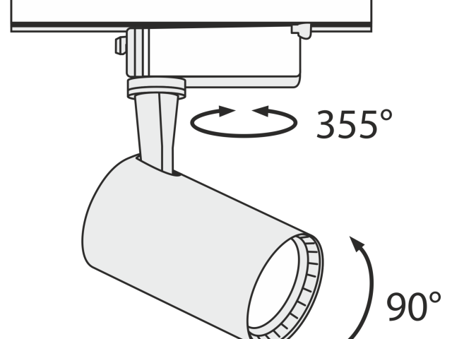 Трековый светильник Technical TR003-1-6W3K-W фото:6