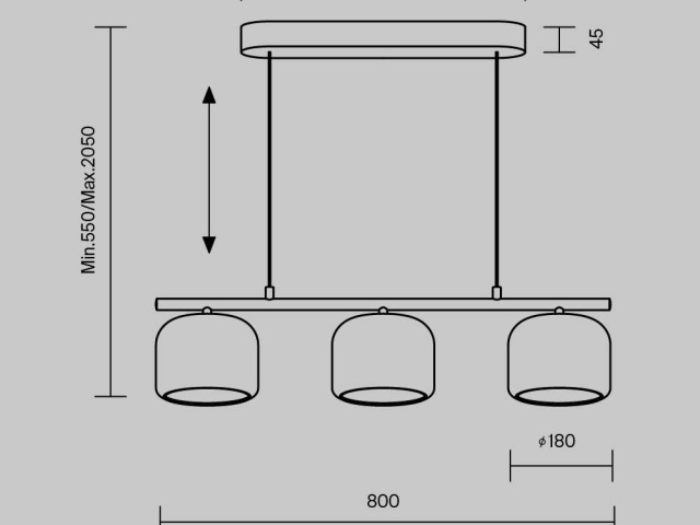 Подвесной светильник Maytoni MOD286PL-L12W3K фото:12